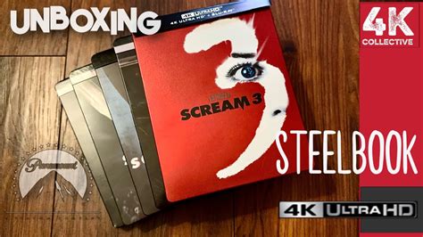 Scream 3 4k Ultrahd Blu Ray Steelbook Unboxing Youtube