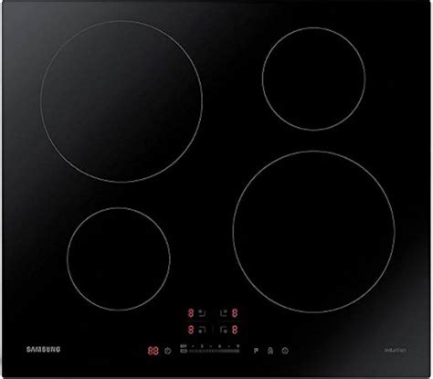 Samsung NZ64H37070K Built-In 4 Zone Induction Hob - Black Glass ...
