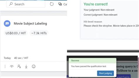 Movie Subject Labeling Uhrs Hitapp Qualification Test Movie Subject