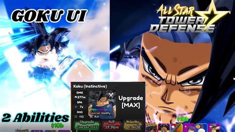 GOKU UI Showchase All Stars Tower Defense YouTube