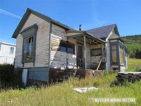 Historical Home At Goldfield Colorado Western Mining History