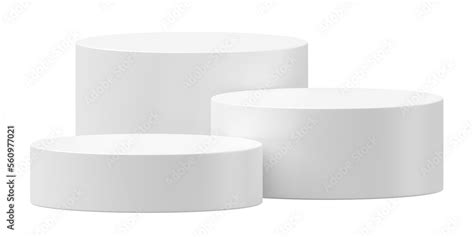 Modern White Product Stage Display Scene D Podium Png