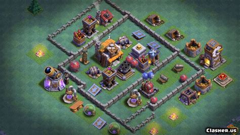 Builder Hall Bh Trophy Base With Link Clash Of Clans