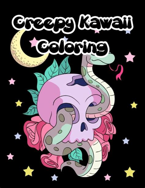 Buy Creepy Kawaii Coloring Book 120 Pages Cute Horror Spooky Gothic