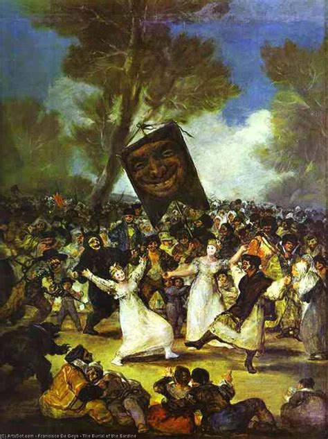 Reproducciones De Arte El Entierro De La Sardina De Francisco De Goya