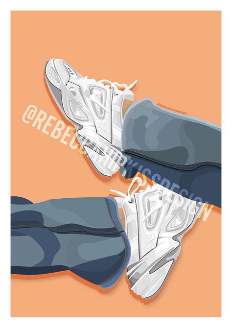 Trainer Illustration Digital File Illustration Poster Art Etsy