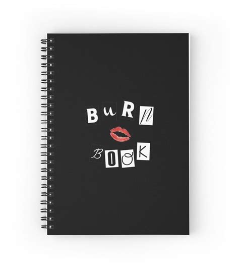 Mean Girls Burn Book Spiral Notebook