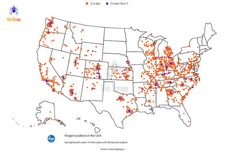 Kroger Locations near me | Number of Kroger store locations in the USA