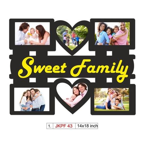 Wooden Black Sublimation Mdf Photo Frame For Gift Size At Best