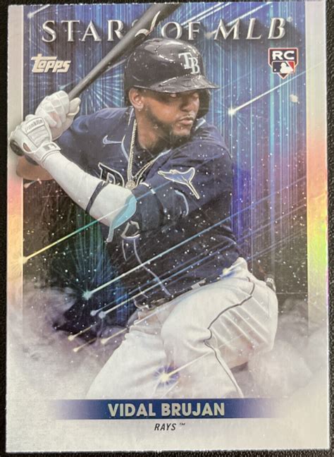 2022 Topps Update Series Vidal Brujan Rc Smlbc 85 Stars Of Mlb Rays