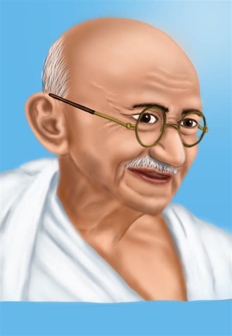 Step by Step How to Draw Mahatma Gandhi : DrawingTutorials101.com