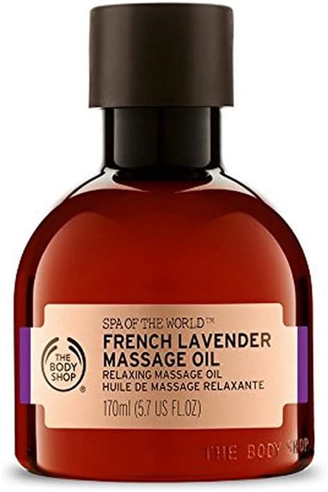 The Body Shop French Lavender Massage Oil 170ml Uk Health And Personal Care