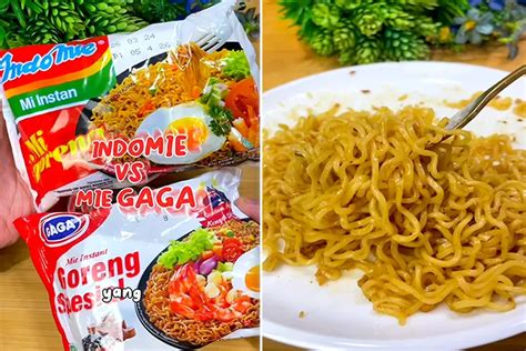 Battle Review Makanan Indomie Vs Mie Gaga Mana Yang Lebih Lezat