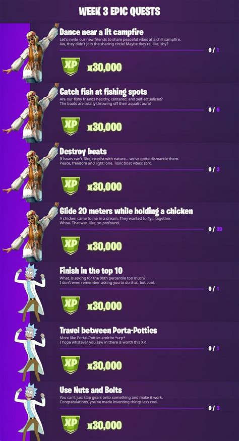 Fortnite Season 7 leaks: All Week 3 Epic challenges and how to complete ...