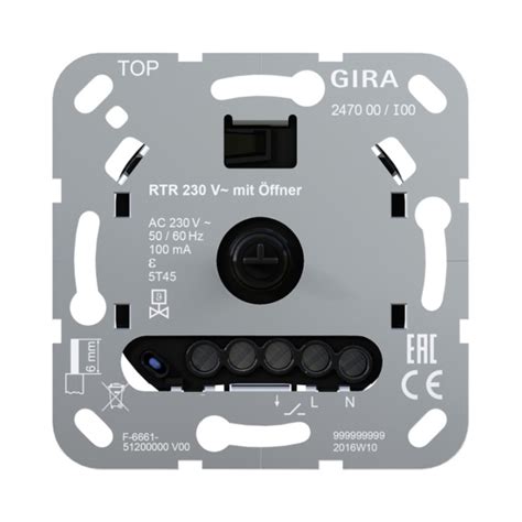 Gira Raumthermostat V Ffner Ip