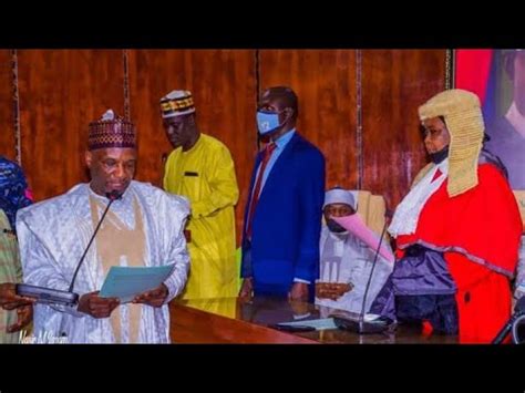 Watch Full Video Zamfara State New Deputy Governor Sworn In Hours