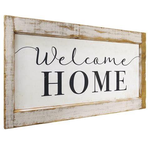 Winston Porter Large Welcome Home Wall Décor And Reviews Wayfair