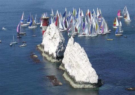 Round The Island Yacht Race June 2006 Isle Of Wight Needles