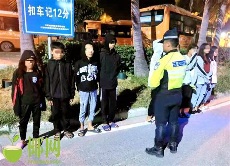 三亚数名未成年人深夜“飙车”炸街，群众举报后被“团灭”了凤凰网海南凤凰网