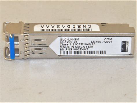 Genuine Original Cisco Glc Lh Sm Sfp Gbic Transceiver 30 1299 01