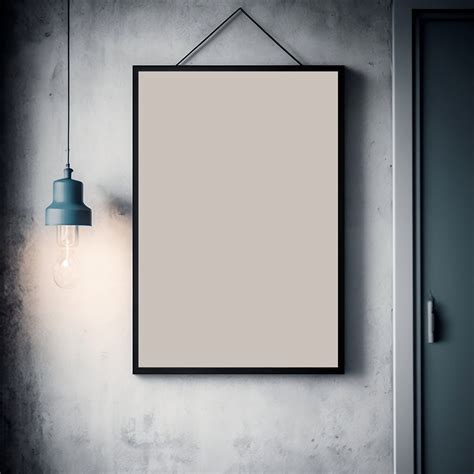 Creepy Frame Mockup Design For Your Horror Posters Display On Online