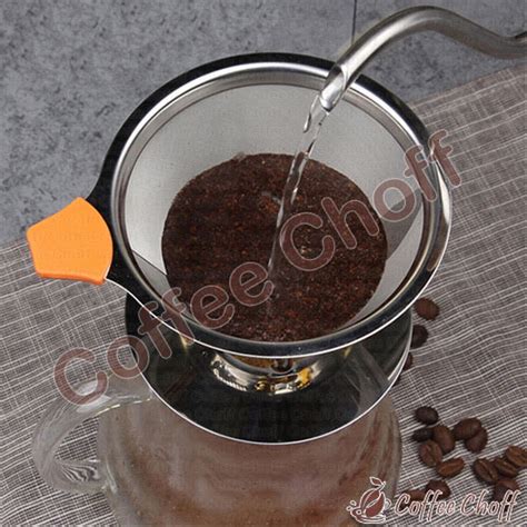 Jual Promo V60 V02 Stainless Steel Filter Kopi Saringan Kopi Alat Kopi