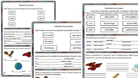 Years 3 And 4 Expanded Noun Phrases Bundle Resourcefully