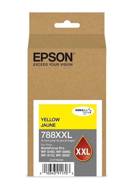 Cartucho De Tinta Epson T Xxl Color Amarillo Shopbox