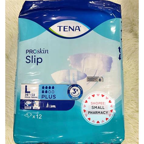 Tena Proskin Slip Plus Adult Diapers Size L 12s 476712 Shopee Malaysia