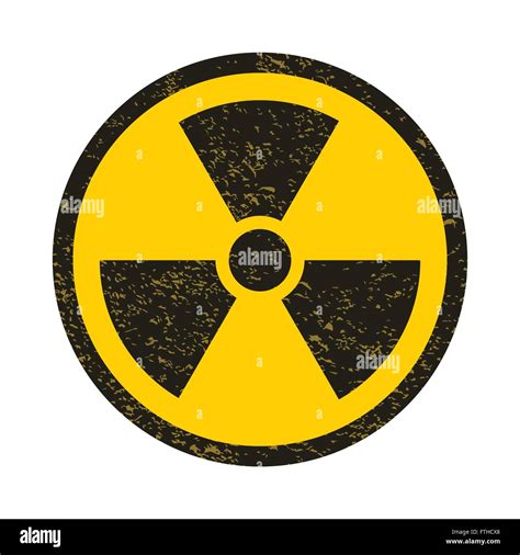 Grunge Nuclear Symbol Vector Illustration Stock Vector Image Art Alamy