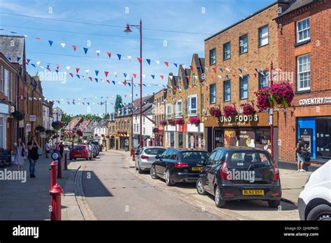 High Street Daventry Northamptonshire England United Kingdom Stock