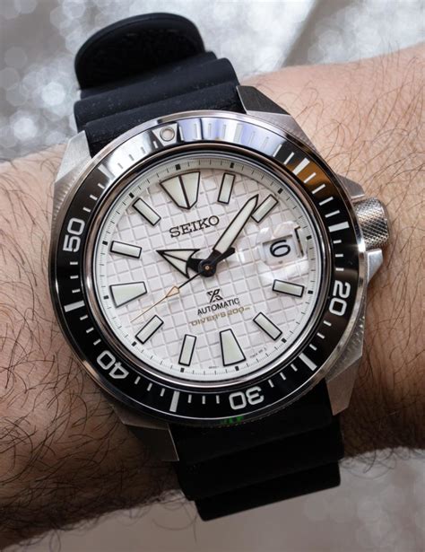 Hands On Seiko Prospex King Samurai SRPE35 SRPE37 Watches ABlogtoWatch