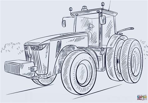 How To Draw A Tractor Step By Step Drawing Tutorials Artofit