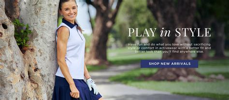 Womens Active Apparel Golf And Tennis Tail Activewear