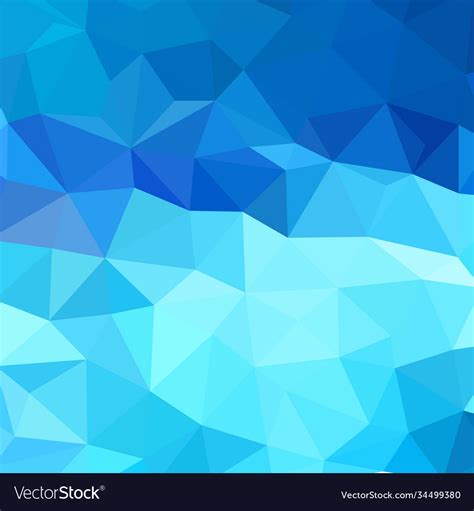 Abstract triangle pattern light and dark blue Vector Image