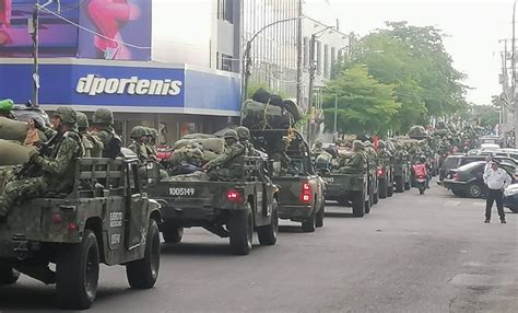 Arriban A Culiac N Elementos Del Ej Rcito En Apoyo A La Seguridad