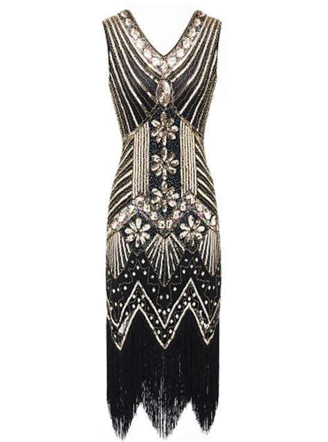 The Great Gatsby Charleston Roaring 20s 1920s Vintage Flapper Dress