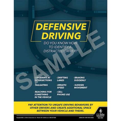 Defensive Driving Safety Poster