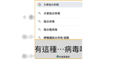 小孩狂咳夫妻帶看診搜尋「夫妻融合病毒」 醫：爸爸離開前詭異挑眉 生活 Ctwant