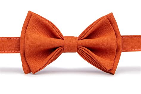 Burnt Orange Bow Tie Wedding Bow Ties Bow Ties For Groom And Groomsmen Bow Ties For Mens Bow