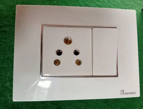 10A Amountex Ax Switch Socket Polycarbonate At 30 In New Delhi ID