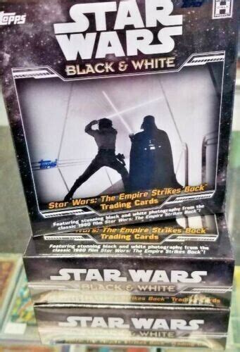 Topps Star Wars The Empire Strikes Back Black White Hobby Box