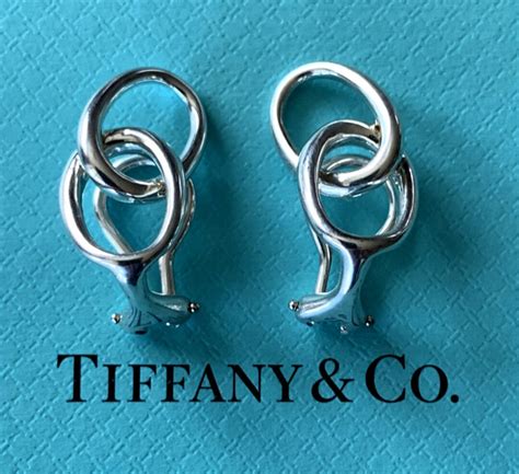 Vintage Tiffany Co Elsa Peretti Double Loop Earrings Clip On Etsy