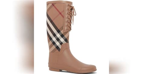 Bottes De Pluie Burberry Luxe Beige Pour Femme Modalova