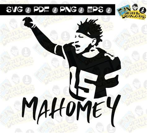 Patrick Mahomes Svg Mahomey Kansas City Svg Mahomes Cut File