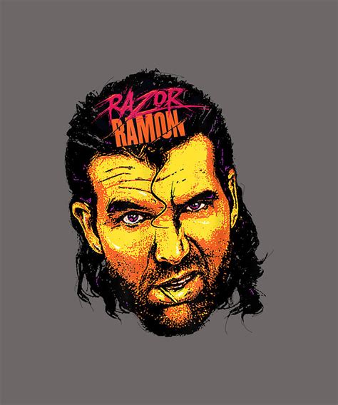 Wwe Razor Ramon T Cute Painting By Ben Carrie Pixels