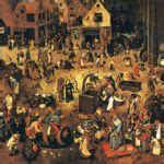 The Fight Between Carnival And Lent By Pieter Bruegel Artchive