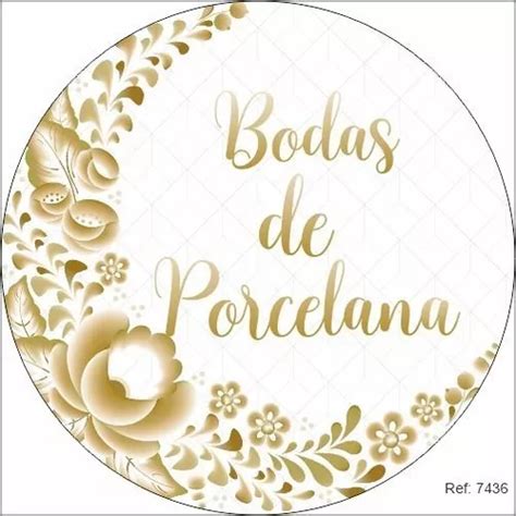 Painel Sublimado D Bodas De Porcelana X C El Stico