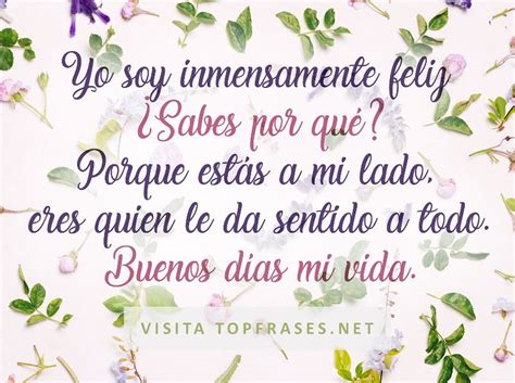 Frases de BUENOS DÍAS para tu amor 🧡【CON IMÁGENES】