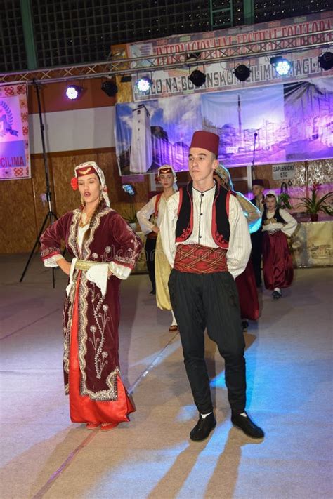 Participants of the Big Folklore Festival in Maglaj, Bosnia and